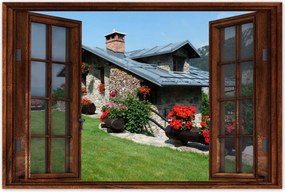 Poszterek 90x60 Házikó a hegyekben