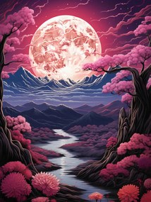 Poszter 15x20cm Rózsaszín Álmok Földje