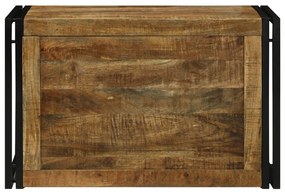 Tárolódoboz - 80 x 50 x 50 cm, Tömör Durva Mangófa