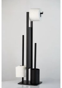 WENKO 23708100 - RIVALTA WC-kefe 18x70 cm fekete