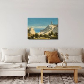 Üveg kép - Georg Emil Libert, View of Sommerspiret, the Cliffs of Møn, reprodukciók (70x50 cm)