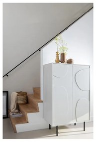 Világosszürke borovi fenyő szekrény 85x135 cm Cadiz – WOOOD