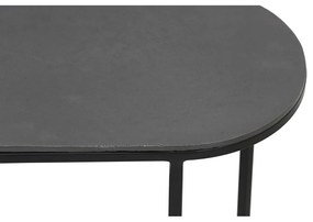 Fém tárolóasztal szett 2 db-os 26x53 cm Bocov – Light &amp; Living