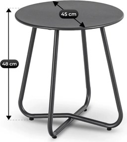 Szék BARI fekete bársony