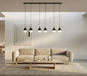Emibig modern függeszték giro fehér fekete emi1661/4