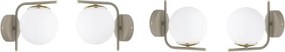 Brilagi - Fali lámpa MILO ECRU 1xE27/60W/230V bézs/arany