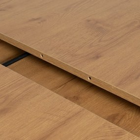 Kerek bővíthető étkezőasztal hosszabbító asztallappal ø 120 cm Rocía – Ixia