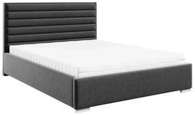 St3 ágyrácsos ágy, sötétszürke (140 cm)