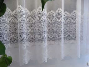 Mg Függöny 125/207 Fehér 350x180cm Kész Szalaggal M