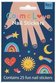 Kreatív készlet Cosmic Love – Nail stickers – Rex London