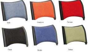 SMART kárpitozott pad, 2 üléses + asztal - króm lábak, fekete