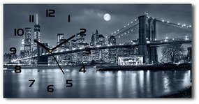 Négyszögletes üvegóra vízszintesen Manhattan new york city pl_zsp_60x30_f_111515622