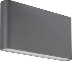 Rabalux kültéri led fali lámpa 12w 528lm 3000k antracit nesna