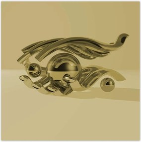 Poszterek 140x140 Szépia gömbök