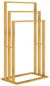 Casaria® Bambusz törölközőtartó 40x24x82 cm
