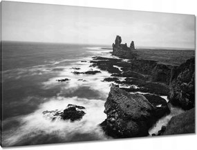 Festmények 120x80 Izland tenger tájkép