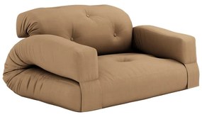 Hippo barna kinyitható kanapé 140 cm - Karup Design