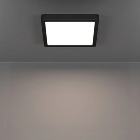 Eglo 901329 - LED fürdőszobai mennyezeti lámpa FUEVA LED/10,5W/230V 22x22cm IP44 fekete