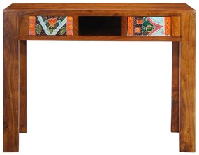 Íróasztal 100x50x75 cm Tömör akácfából