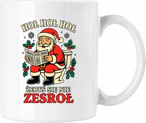 Bögre Mikulás Humor Vicc Fehér 330ml