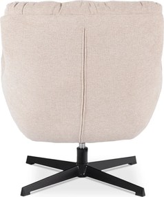 Forgó pihenőfotel krém, REAL