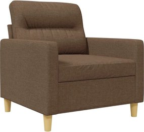 vidaXL barna szövet kanapéfotel 60 cm