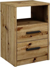 Éjjeliszekrény 2SO Artisan fiókos komód Ufc könyvespolc