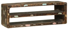 TV szekrény 100x32x36 cm Tömör fa újrahasznosított