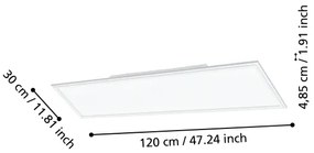 Eglo 900047 - LED Dimmelhető mennyezeti lámpa SALOBRENA-Z LED/33,5W/230V fehér