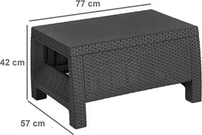 Atlantic kerti nyugágy set Corfu asztallal