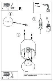Roda fehér mennyezeti lámpa - Nice Lamps