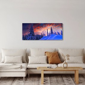 Kép - Téli szürkület (120x50 cm)