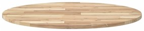 kerek tömör akácfa asztallap Ø80 x 2 cm