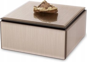 Üveg Pezsgő Ékszerdoboz Glamour Arany Achát Kazetta