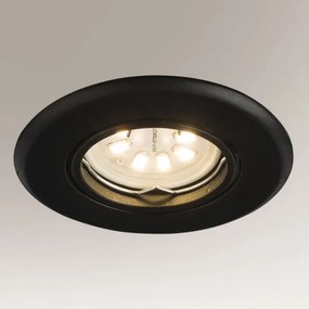 Shilo 3329 - Beépíthető lámpa TOKIO 1xGU10/15W/230V fekete