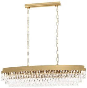 Eglo 39463 - Csillár láncon VALPARAISO 13xE14/40W/230V arany