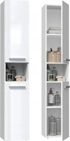 Nel I fürdőszoba szekrény, fényes fehér