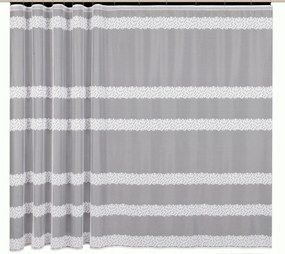 Mg Függöny jacquard 4360 Fehér 190X250 kész szalaggal