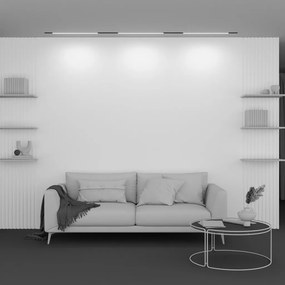 TR030-2-24W2.7K-B Basis Alumínium Sín lámpafej Fekete Színű LED 24 W 2700 Kelvin 1630 Lumen IP20