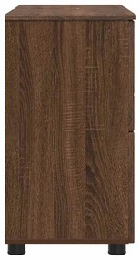 Fürdőszoba Székény barna tölgy 76.5 x 35 x 64 cm Faanyag