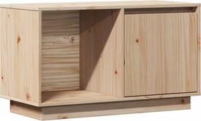 vidaXL tömör fenyőfa TV-szekrény 74 x 35 x 44 cm