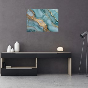 Kép - Türkiz márvány (70x50 cm)