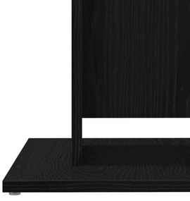 fekete tölgy szerelt fa bisztróasztal 60x60x75 cm