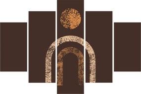 Kép - Narancssárga ívek N⁰1 (150x105 cm)