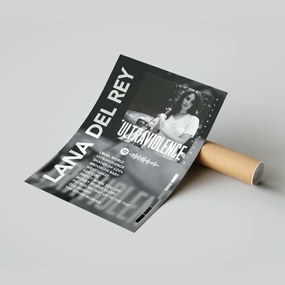 Poszter Album Lana Del Rey Ultraviolence 30x40 cm Ajándék ötlet