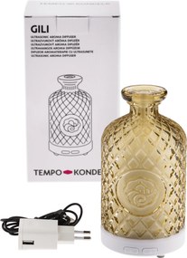 Ultrahangos aroma diffúzor, sárga, GILI