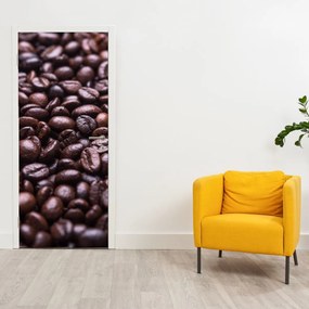 Fotótapéta ajtóra - Szemes kávé (95x205cm)