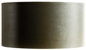 Bársony lámpabúra zöld színű, arany belsejű 50/50/25