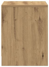 Éjjeli asztal 2 db Kézműves tölgy 45x34x44,5 cm Műanyag