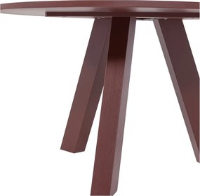 Tölgyfa kerek étkezőasztal ø 129 cm Rhonda – WOOOD